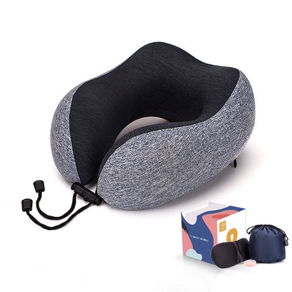 Slow Rebound Memory Foam Pillow Travel U-Shaped Pillow
