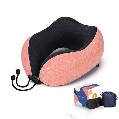 Slow Rebound Memory Foam Pillow Travel U-Shaped Pillow