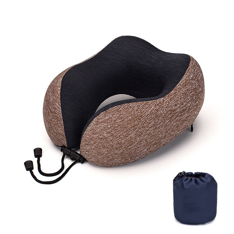 Slow Rebound Memory Foam Pillow Travel U-Shaped Pillow
