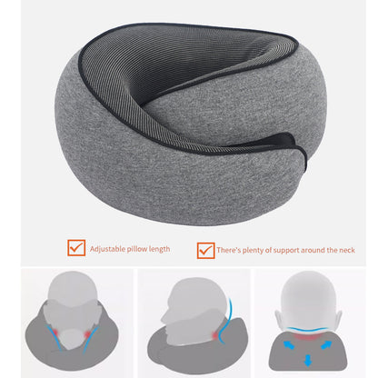 Travel Pillow Neck Pillow Memory Foam Neck Pillow Airplane, Portable Travel Pillows For Airplanes Offices And Cars Travel Neck Pillow Soft Neck Pillow For Traveling