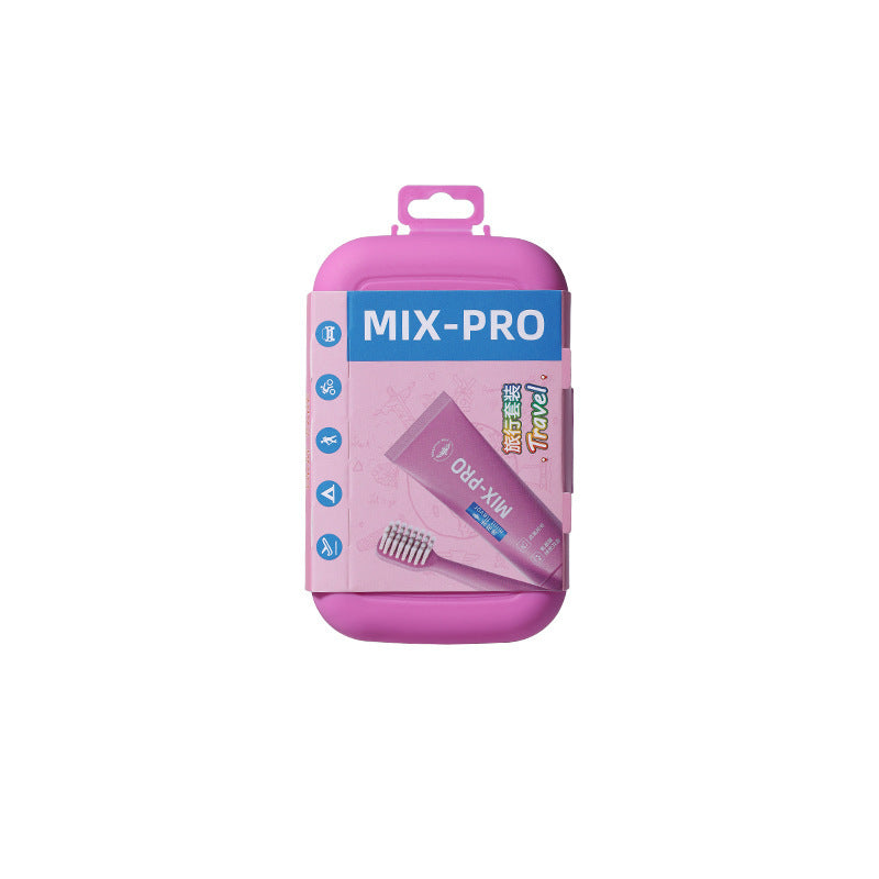 Portable Travel Toothbrush Toothpaste Set