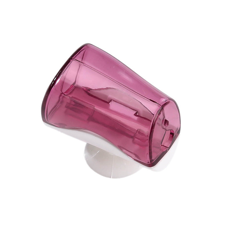 Portable travel toothbrush case with suction cup