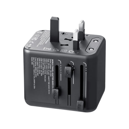 Universal Travel Adapter International 5 In 1 USB AC Wall Charger Power Plug