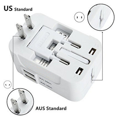 Travel Universal Conversion Plug Dual USB