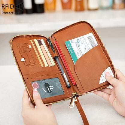 RFID Passport Case Ticket Storage Document Package