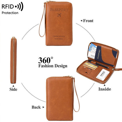 RFID Passport Case Ticket Storage Document Package