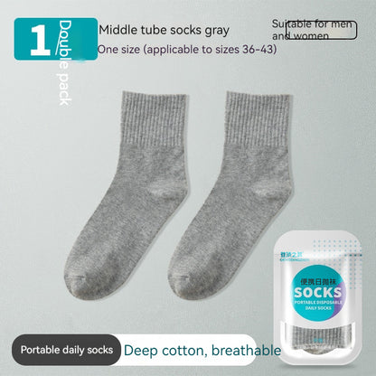 Disposable Socks Travel Daily Disposable Leisure Deodorant And Sweat-absorbing